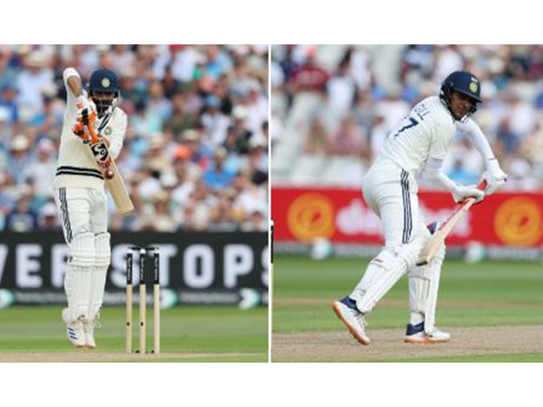 Ravindra Jadeja and Shubman Gill led the fightback for India. (Photo @BCCI X)