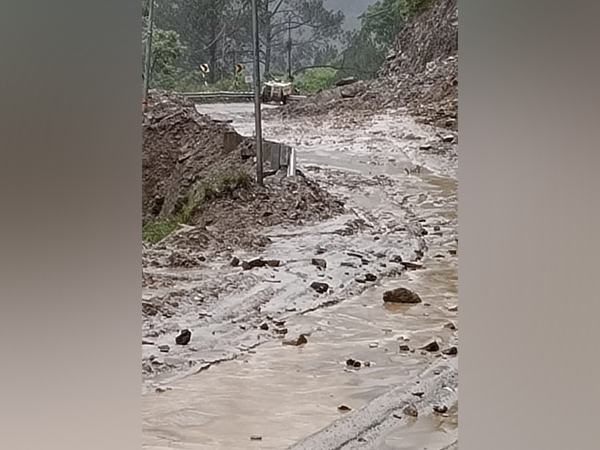 Visuals from the Badrinath Highway (Photo/Chamoli Police)