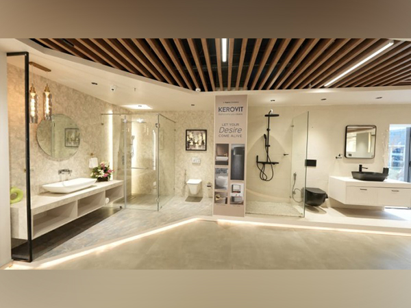 A State-of-the-Art Bathware display from the House of Kajaria
