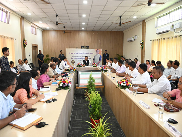 Assam CM Himanta Biswa Sarma reviews welfare scheme implementation during his visit to Tamulpur (Photo/Assam CMO)