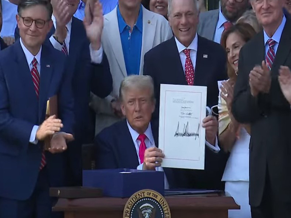 US President Donald Trump signs Big Beautiful Bill (Photo/Youtube of The White House) US President Donald Trump signs Big Beautiful Bill (Photo/Youtube of The White House)