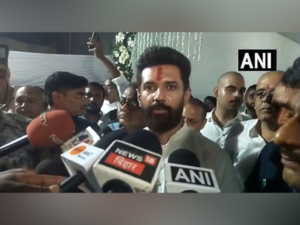 Union Minister Chirag Paswan (Photo/ANI)