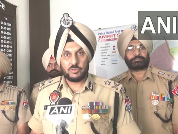 Amritsar Commissioner of Police Gurpreet Singh Bhullar. (Photo/ANI)