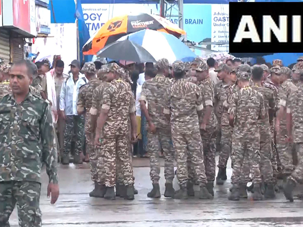 Security personnel deployed outside Shri Gundicha Temple (Photo/ANI)