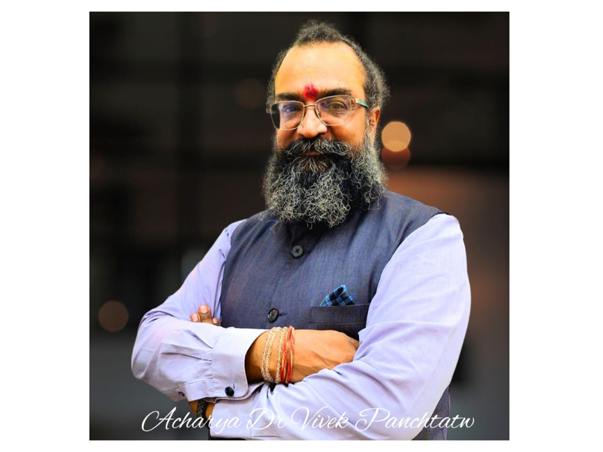 Acharya Dr Vivek Panchtatw bridges ancient wisdom and modern living through Vedic sciences Acharya Dr Vivek Panchtatw bridges ancient wisdom and modern living through Vedic sciences