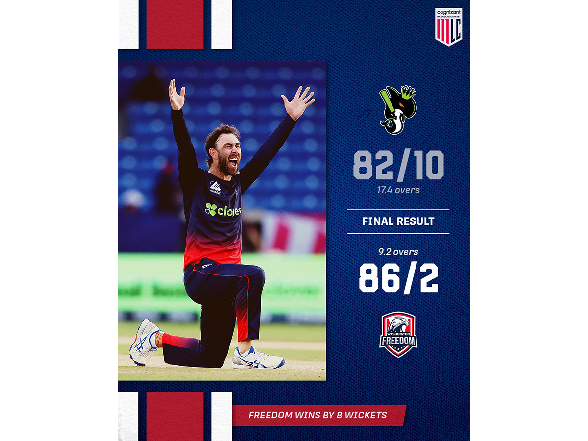 Glenn Maxwell (Photo: X/@MLCricket)