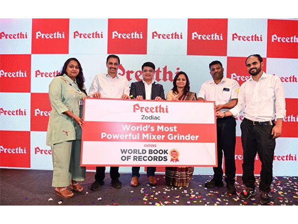 Preethi Zodiac bags the title of World's Most Powerful Mixer Grinder to Grind Tough Items