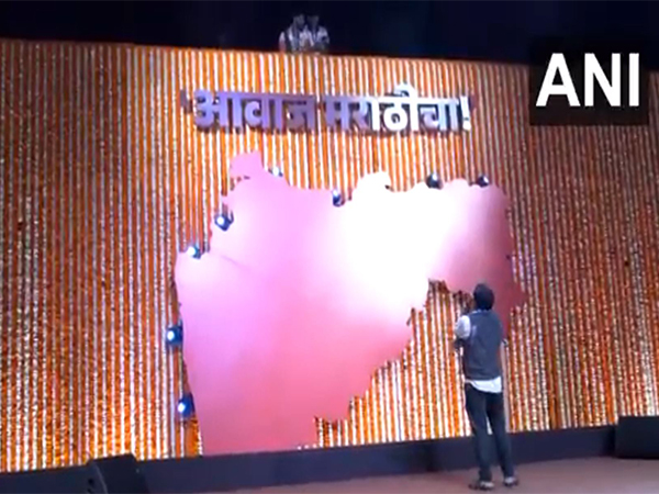 Preparations underway for joint rally of UBT MNS. (Photo/ANI)