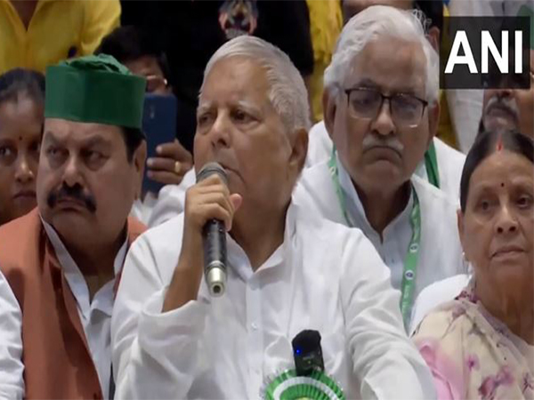 Rashtriya Janata Dal (RJD) chief Lalu Prasad Yadav (Photo/ANI)
