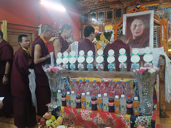 Tibetan monks near Shimla offer prayers on the Dalai Lama’s 90th birthday (Photo/ANI)