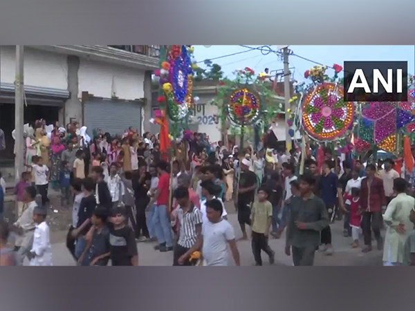 Muharram procession in Uttar Pradesh's Moradabad (Photo/ANI)