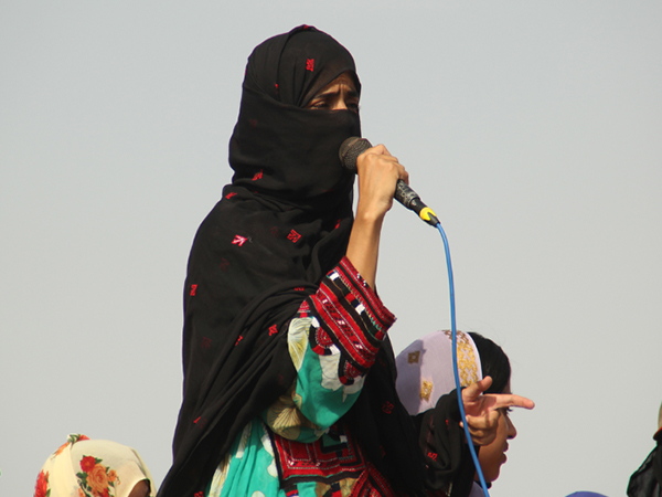 Baloch activist (Image Source/ The Balochistan Post)