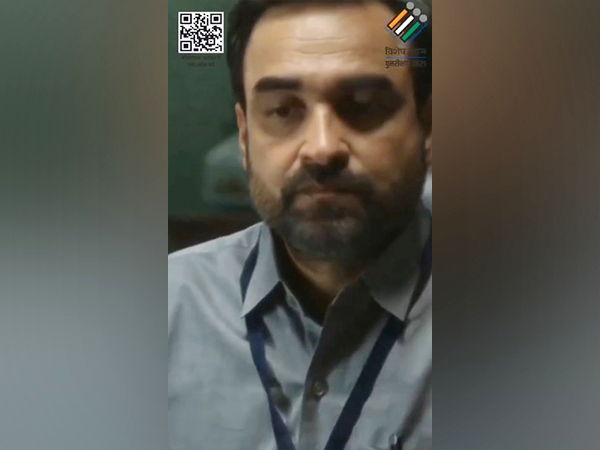 Bollywood actor Pankaj Tripathi in ECI's video clip (Photo/@PIB_Patna)