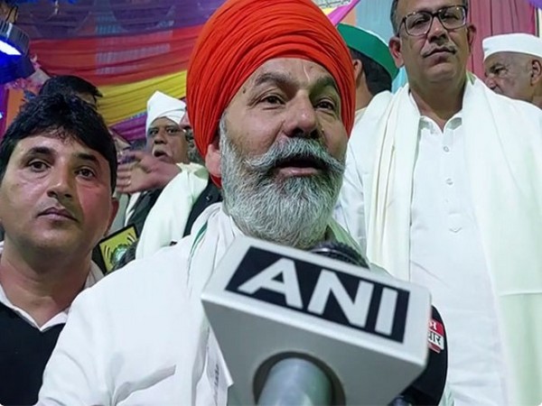 the Bharatiya Kisan Union (BKU) spokesperson Rakesh Tikait (Photo/ANI)