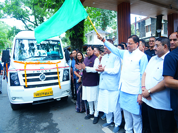 Chief Minister Pushkar Singh Dhami flagges new AC traveller (Photo/ANI) Chief Minister Pushkar Singh Dhami flagges new AC traveller (Photo/ANI)