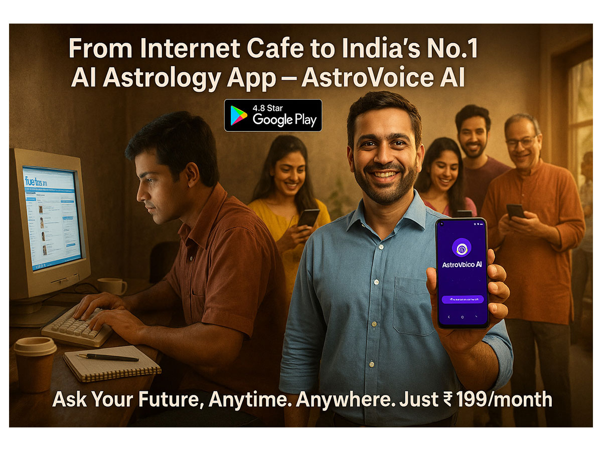 From Internet Cafe to India’s Top AI Astrology App: The Inspiring Journey Behind AstroVoice AI
