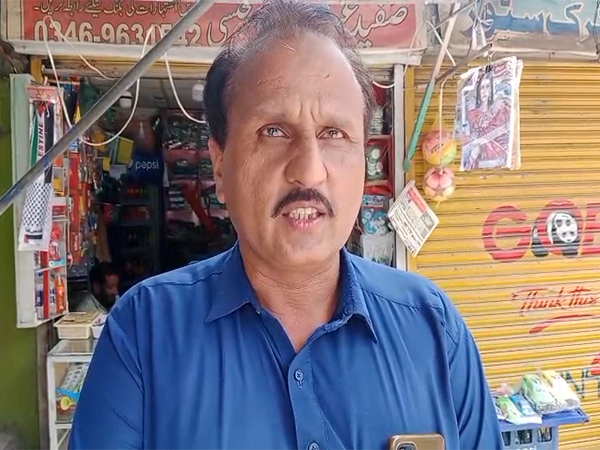 Safaid Abbasi, President of the Press Sell Association in PoJK (Image/ANI)