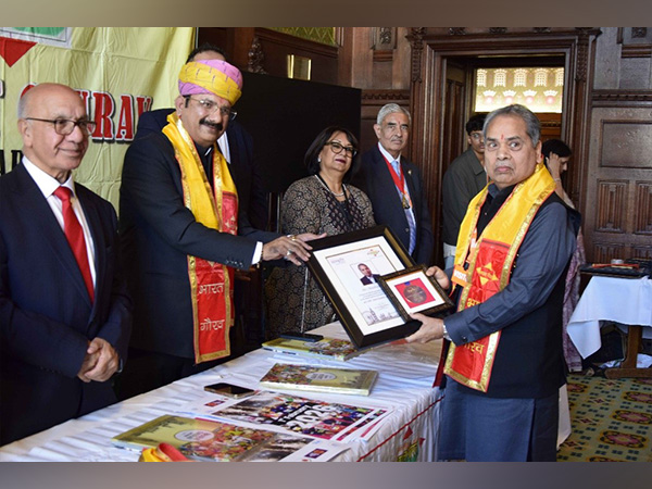 Renowned Tailor Madhav Agasti receives Bharat Gaurav Award in British Parliament