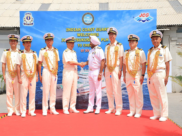 Japan Coast Guard ship ‘Itsukushima’ arrives in Chennai (Photo/ANI)