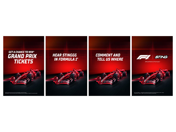 Sting launches a contest - spot the sound of ‘stinggg’ and comment for a chance to win Grand Prix tickets