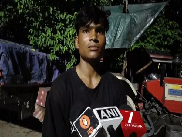 Lalit Kumar, family member of five people who were allegedly burnt alive in Purnia (Photo: ANI) 