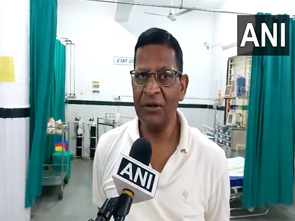 CMHO, Chhatarpur R P Gupta sharing information on the incident (Photo/ANI)