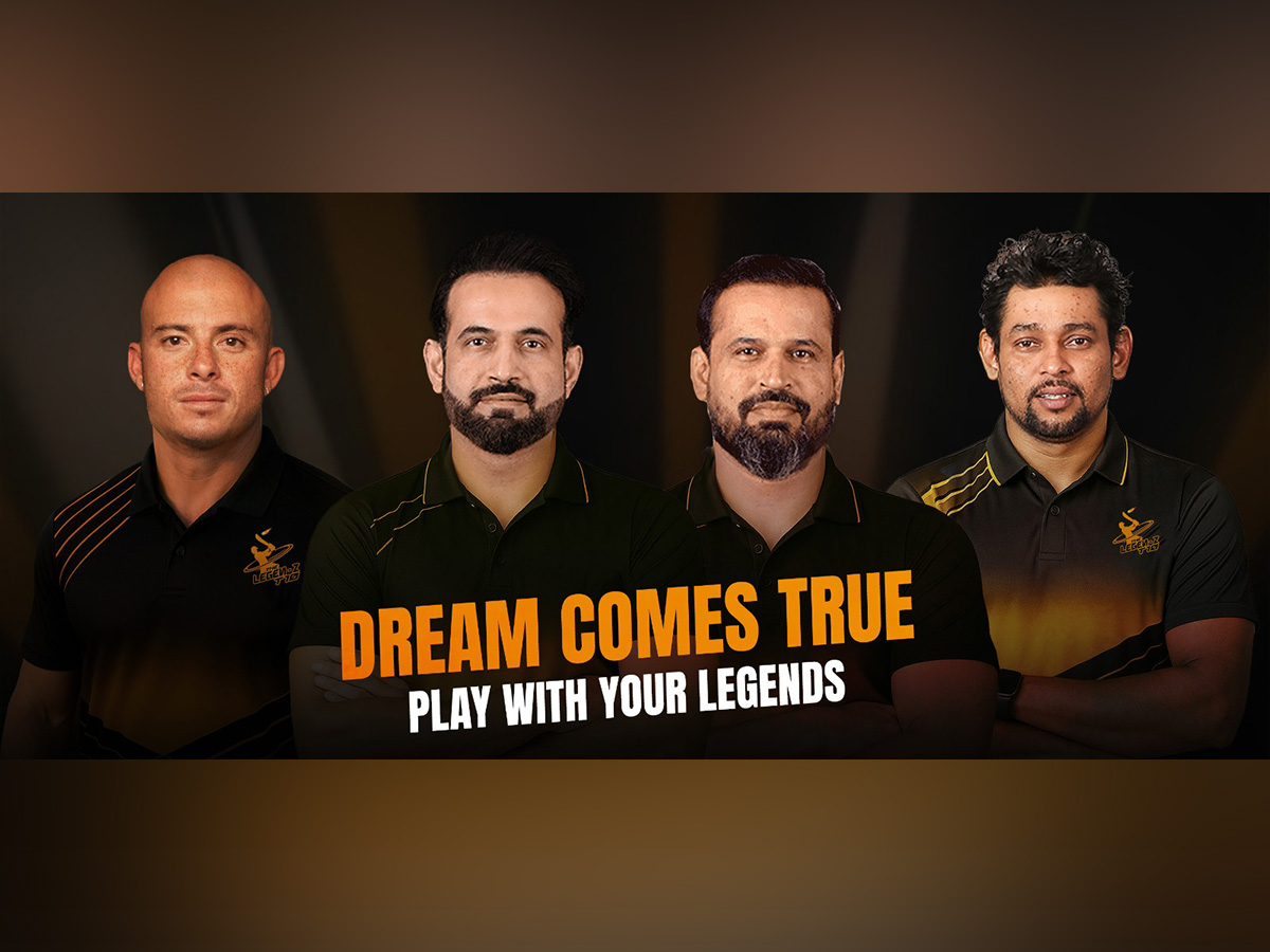 Herschelle Gibbs, Irfan Patan, Yusuf Pathan and Tillakaratne Dilshan (Photo: LEGEN-Z T10 League)