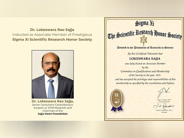 Dr. Lokeswara Rao Sajja, Senior Consultant Cardiothoracic Surgeon at STAR Hospitals and Chairman of the Sajja Heart Foundation