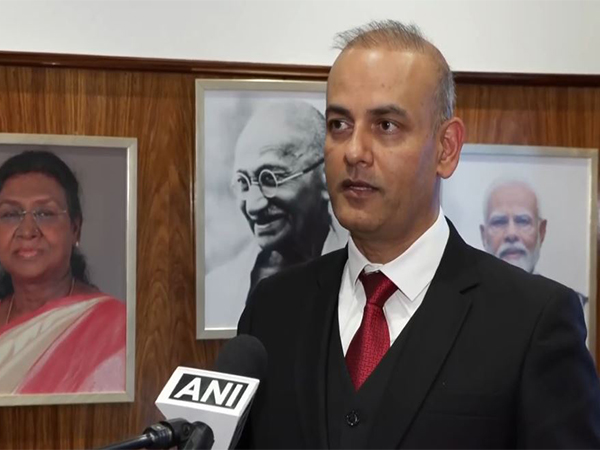 India's High Commissioner to Namibia Rahul Shrivastava (Photo/ANI)
