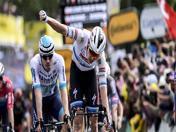 Tim Merlier after winning stage-3 of Tour De France (Image: Cycling World Tour)