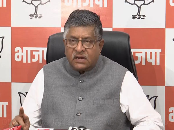 BJP MP Ravi Shankar Prasad (Photo/ANI)
