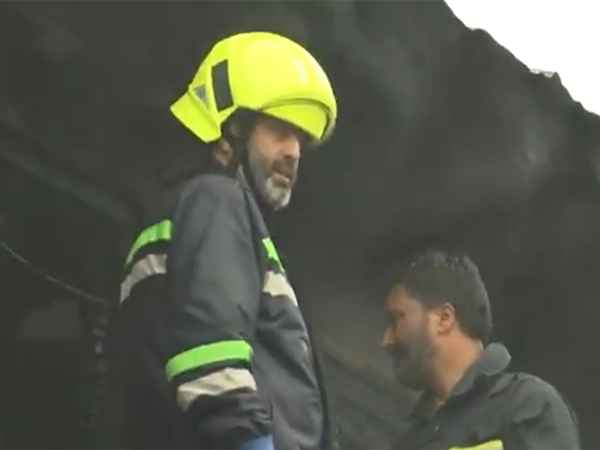 Fire breaks out in residential house at Khanyar. (Photo/ANI)