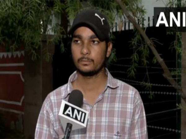 Kanhaiya Lal’s son, Yash Sahu (Photo/ANI)