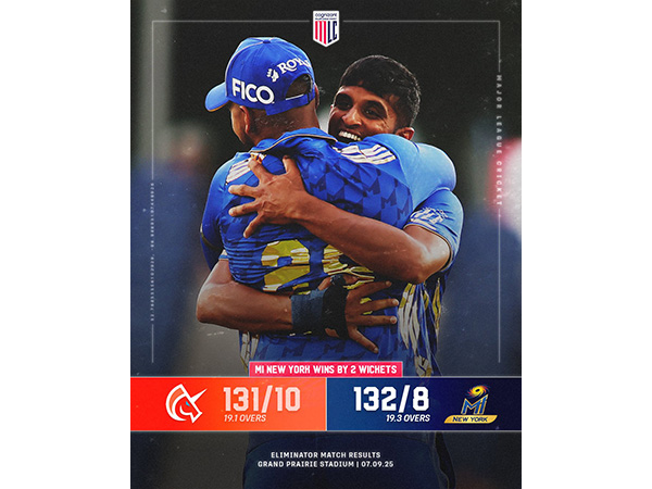 MINY defeat SFU. (Photo: X/@MLCricket) 