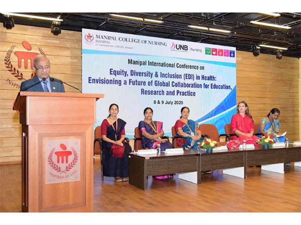 Lt Gen (Dr) MD Venkatesh, VSM (Retd) Vice Chancellor of MAHE addressing the crowd at the 2-day International Conference