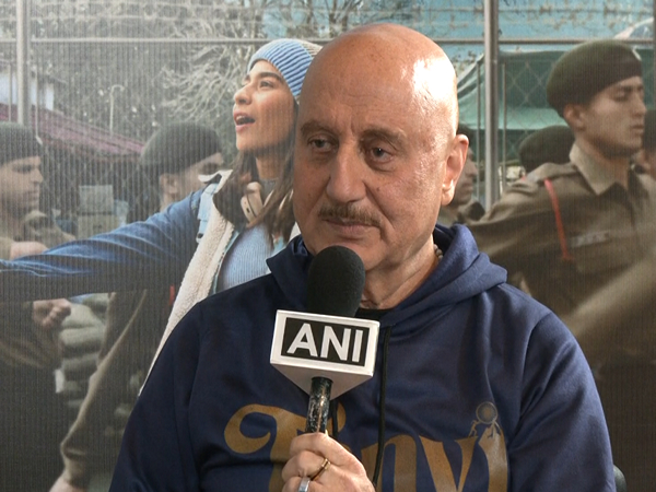 Legendary Anupam Kher (Image source: ANI)