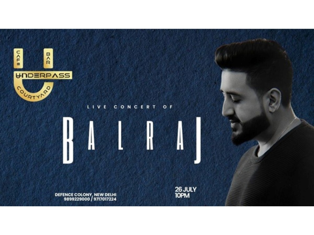 Get Ready for Balraj Live at Cafe Underpass: The Biggest Punjabi Night of 2025!