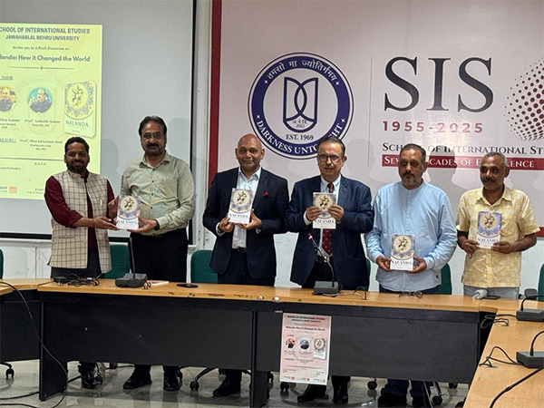 JNU hosts discussion on Nalanda: How it Changed the World by Abhay K. (Photo/ANI)