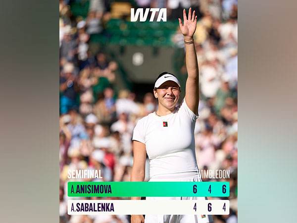 Amanda Anisimova. (Photo- @WTA X)