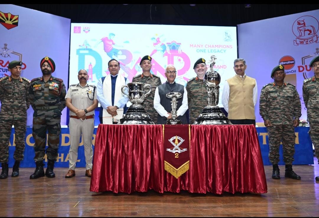  Durand Cup trophies (Photo: Durand Cup and AIFF)