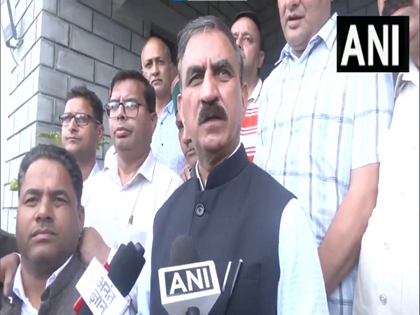 Himachal Pradesh Chief Minister Sukhvinder Singh Sukhu (Photo/ANI)
