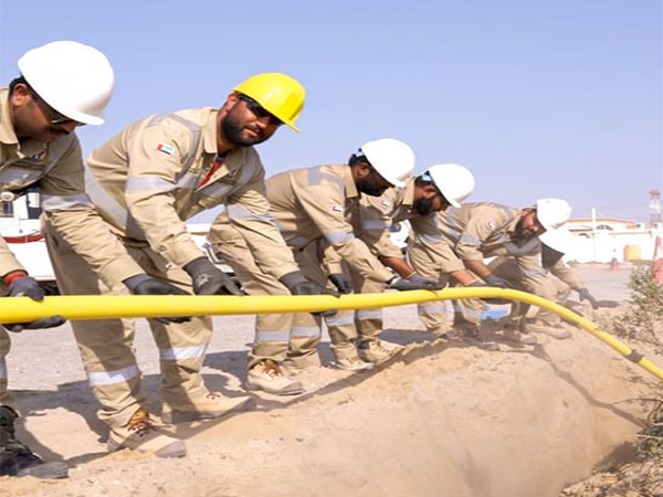 SEWA completes natural gas network in Umm Fannain (Photo/WAM)