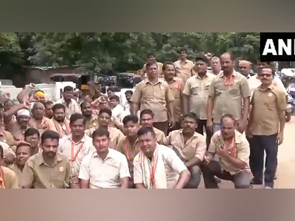 Odisha Driver Mahasangh holds a statewide strike over various demands (Photo/ANI)