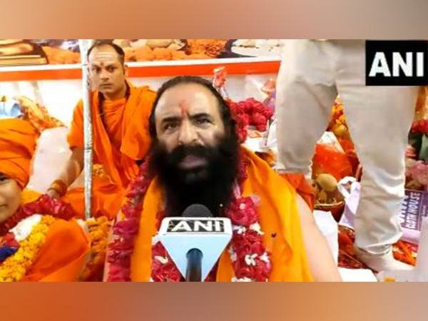 Akhil Bharatiya Akhara Parishad President Ravindra Puri (Photo/ANI)