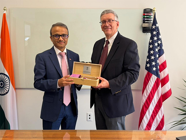 Consul General of India in New York Chief Binaya Pradhan with Academic Officer of Carnegie Mellon University James Garrett (Image: X@IndiainNewYork)