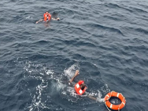 Crew from cargo ship Eternity C during a rescue operation, off Yemen (File Photo credit/Reuters)