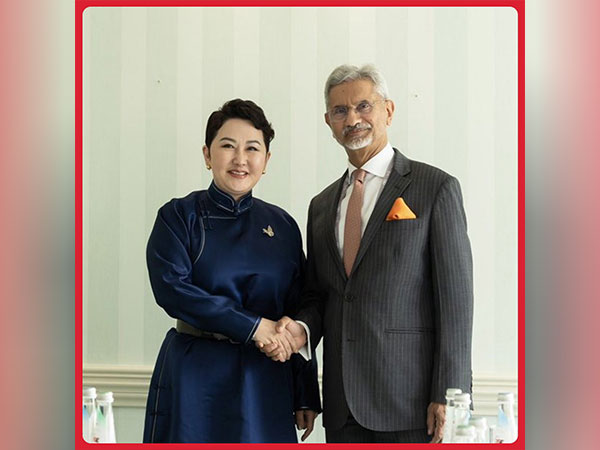 EAM Jaishankar with Mongolia Foreign Minister Battsetseg Batmunkh (Photo/ X@DrSJaishankar)