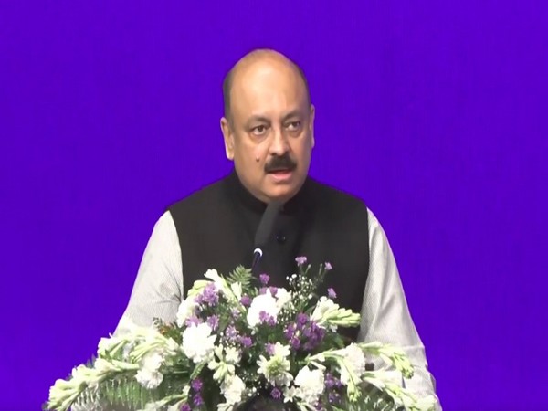 Piyush Srivastava (Senior Eco. Adv., Ministry of Civil Aviation) addresses at Air Cargo Forum India (ACFI) Annual Conclave 2025. (Photo/ANI)