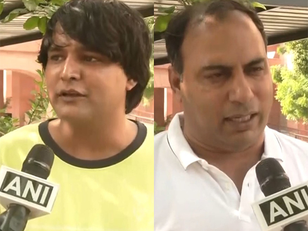 Bharat S Shrinate, Amit Jani (Image source/ANI) 