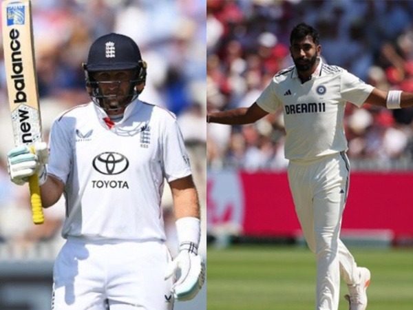 England batter Joe Root (L) and India bowler Jasprit Bumrah (R). (Photo: X/@BCCI) England batter Joe Root (L) and India bowler Jasprit Bumrah (R). (Photo: X/@BCCI)